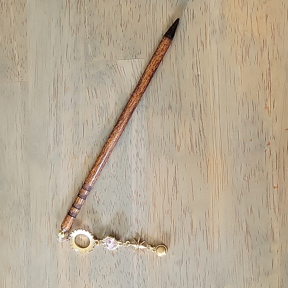 Vintage Inspired Wooden Hair Stick